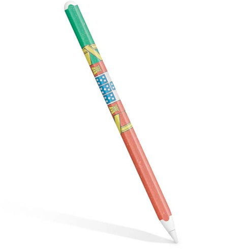 Portugal Flag Distressed Apple Pencil (2nd Gen 2019) Skin